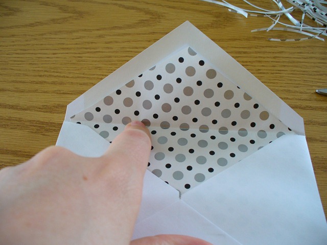 How To Fold A Letter Into A Small Envelope. Insert your liner into the